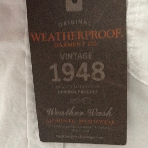 Weatherproof Vintage Long-Sleeve Shirt Tan Stone L - Picture 4 of 8